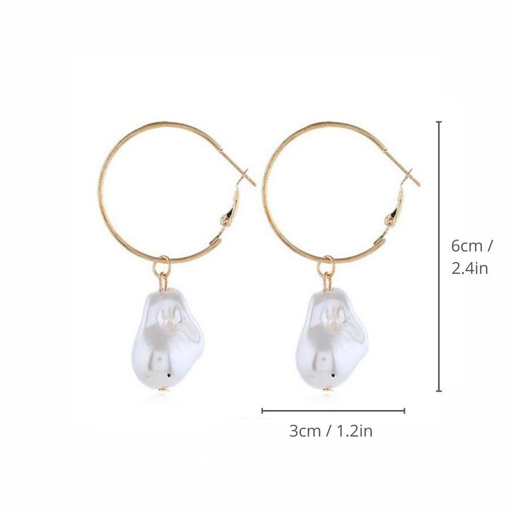 Genevie Freshwater Pearl Earrings