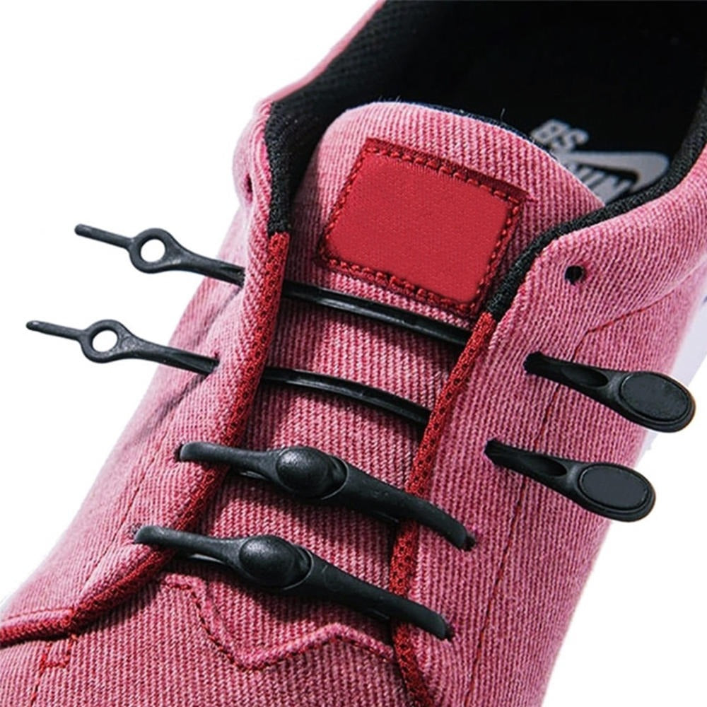 Trendy Silicone Shoelaces (12pcs/set)