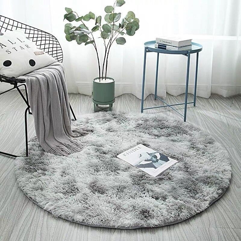 Modern Fluffy Round Rugs