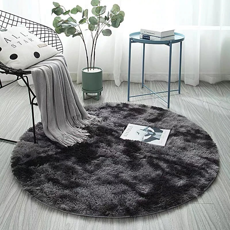 Modern Fluffy Round Rugs