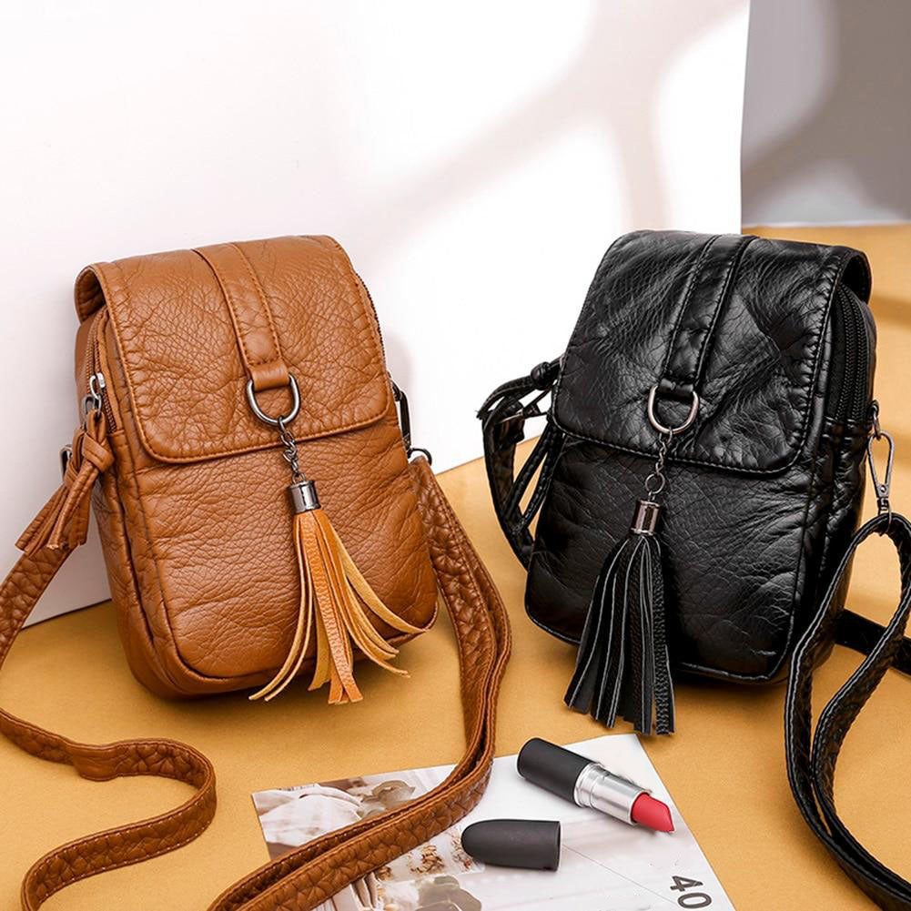 Chantel Leather Crossbody Bag