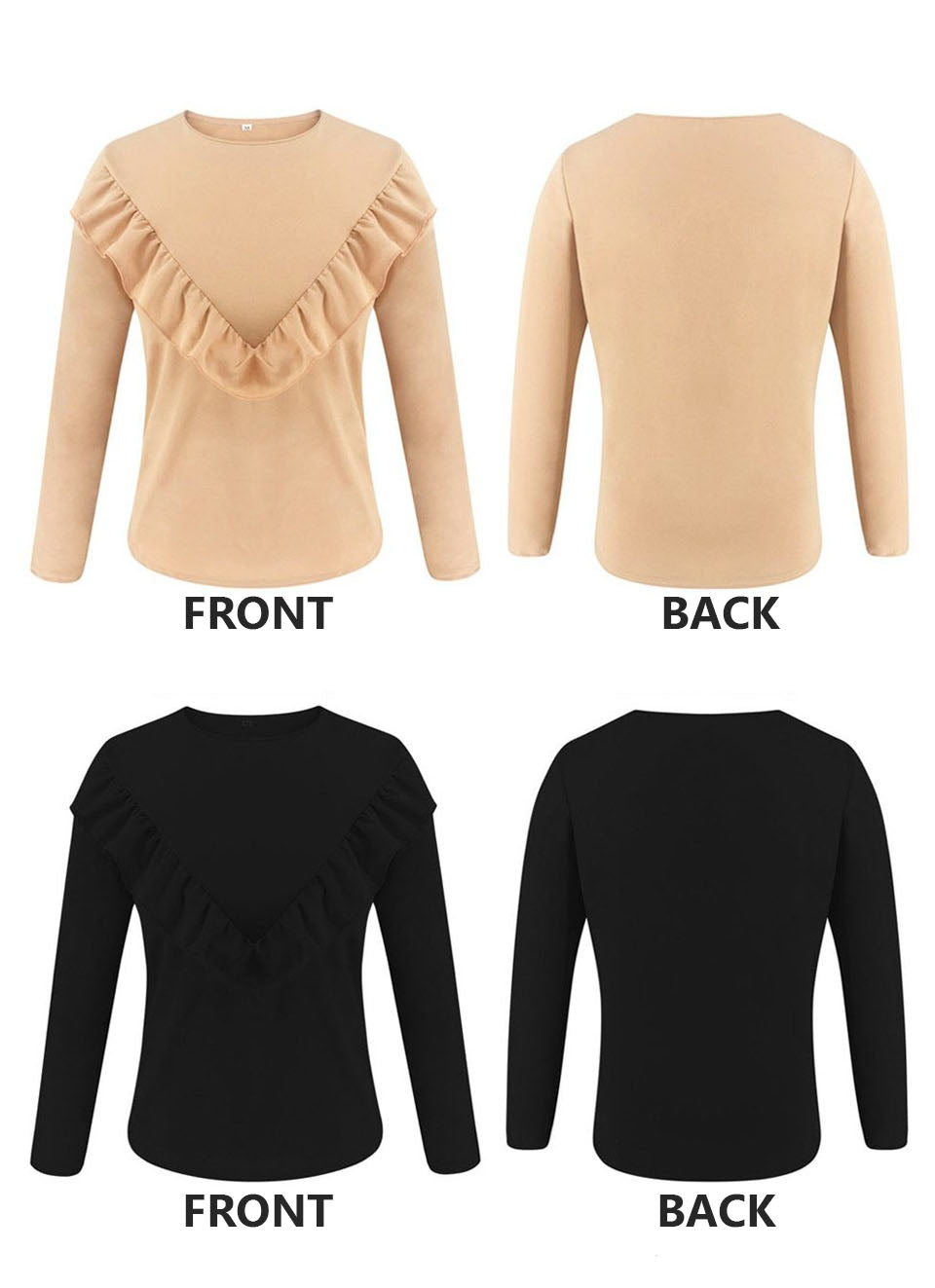 Elena Ruffle Blouse