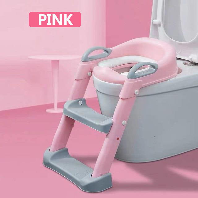 Foldable Kids' Potty Training Seat with Steps