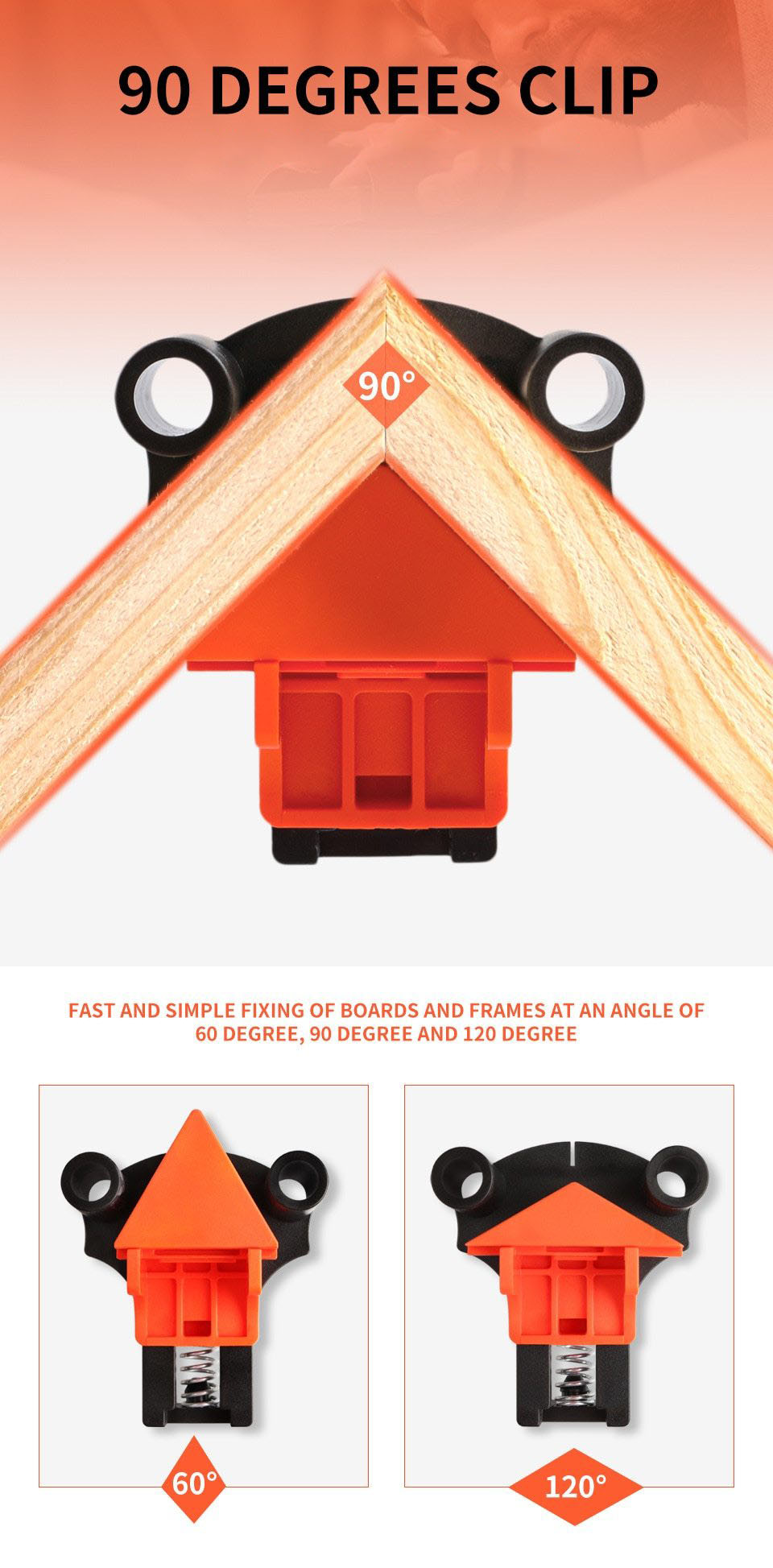 Multi-Angle Wood Corner Clamp Set