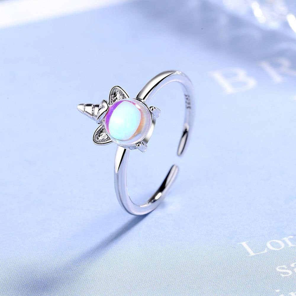 Zircon Unicorn Adjustable Ring