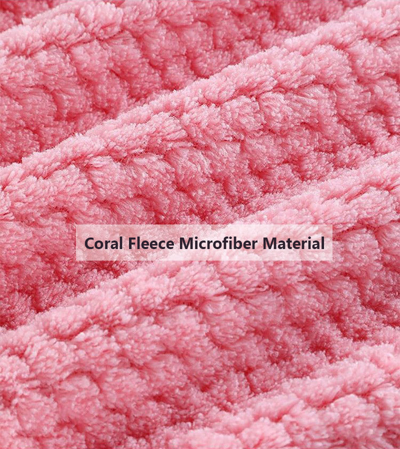 Coral Fleece Microfiber Cleaning Cloth