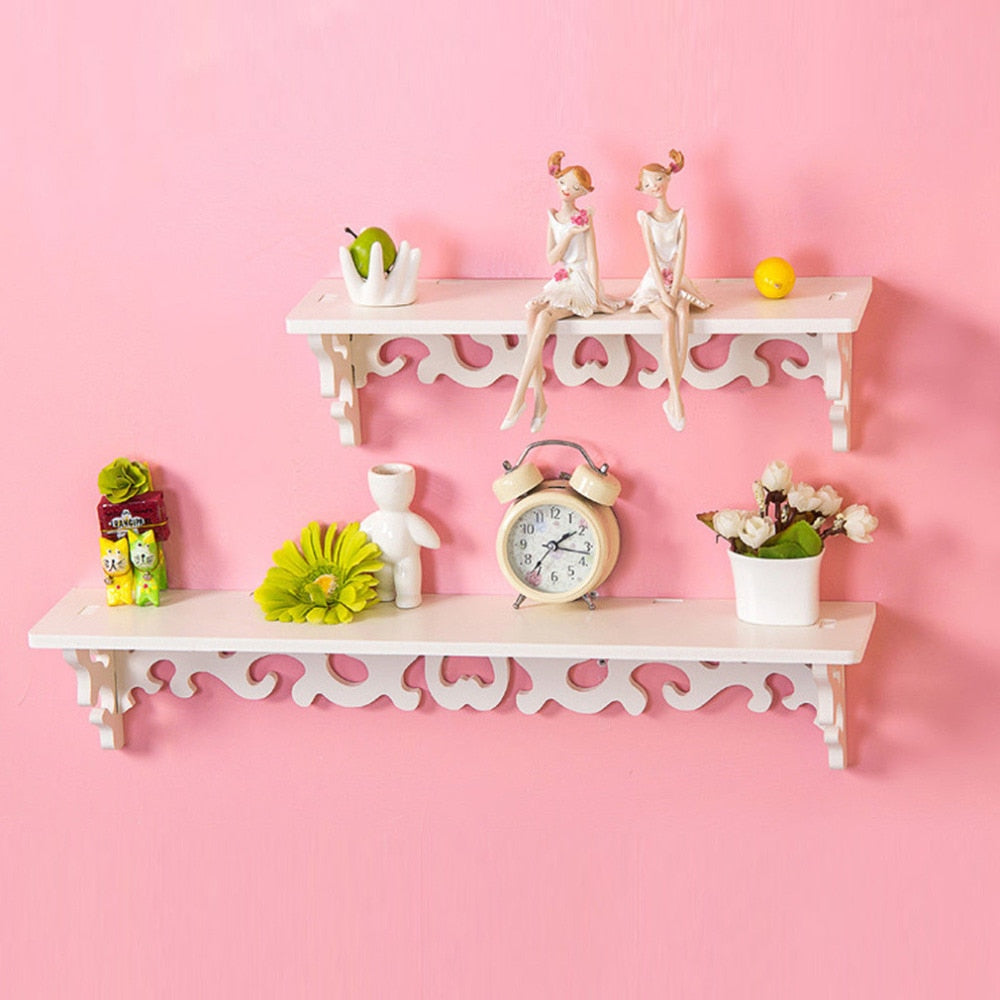 Floral Floating Decor Shelf