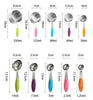 Upors Stainless Steel Measuring Cups and Spoons (Set of 10)