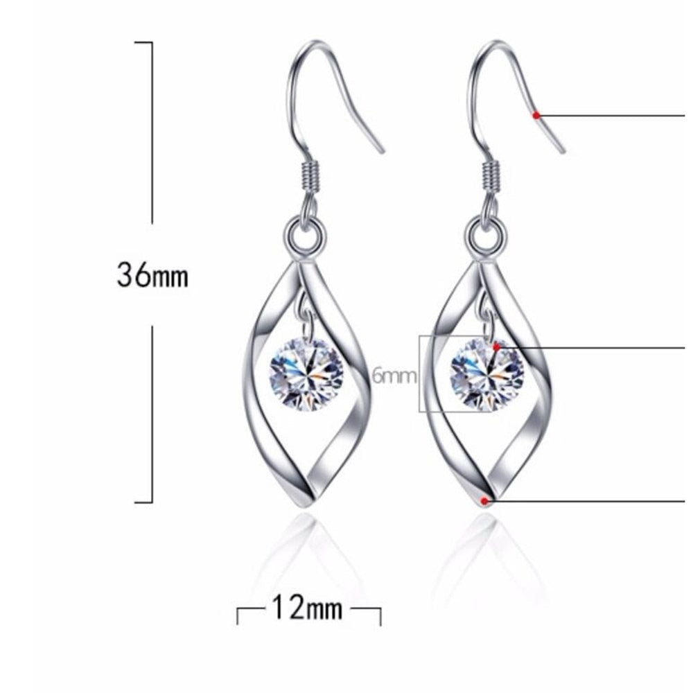 Madeleine Cubic Zirconia Earrings