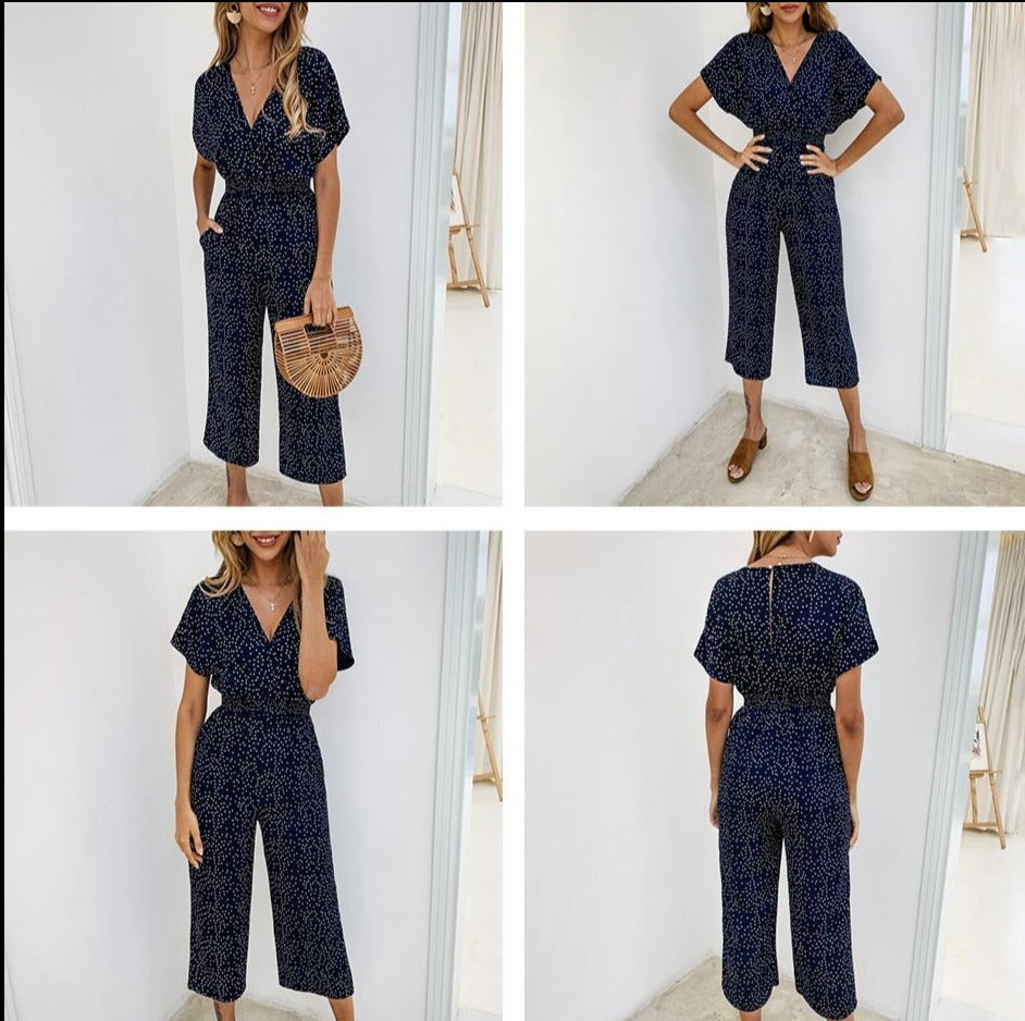 Holly Polka Dot Casual Jumpsuit