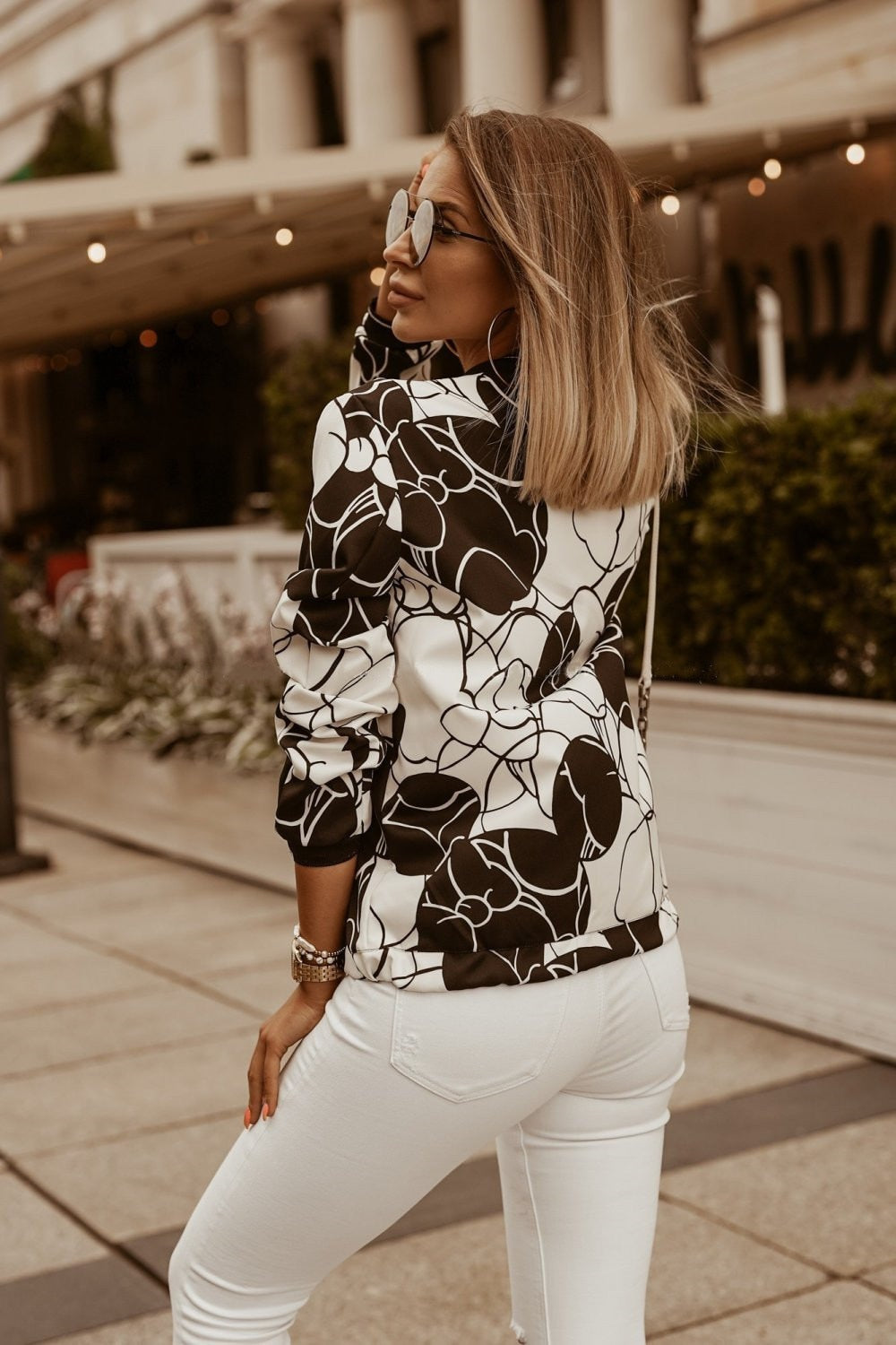 Spring Floral Lightweight Jacket