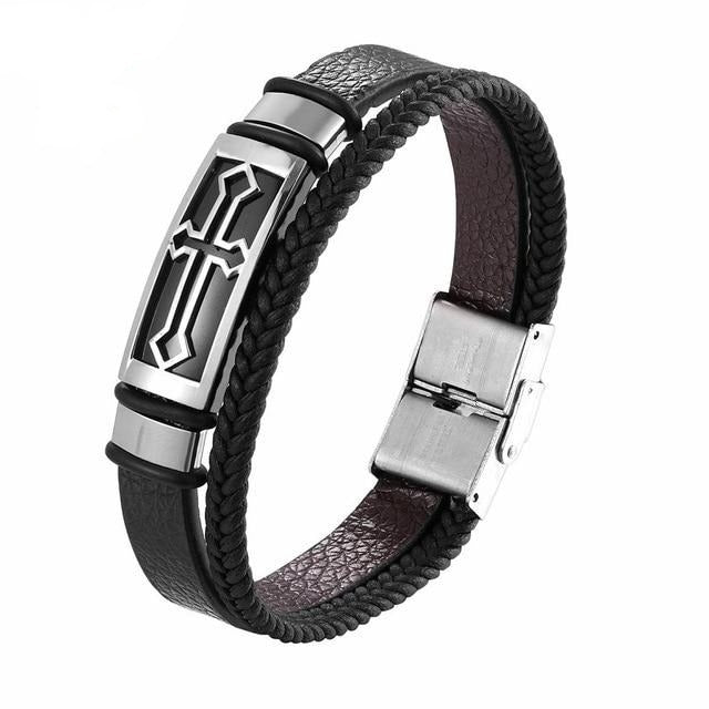 Faith Cross Men's Bracelet