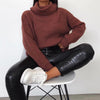 Bethany High Waist Leather Pants