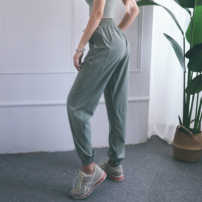 Lydie Elastic Waist Joggers