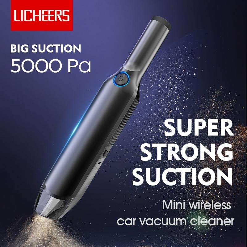 Licheers Mini Wireless Car Vacuum Cleaner