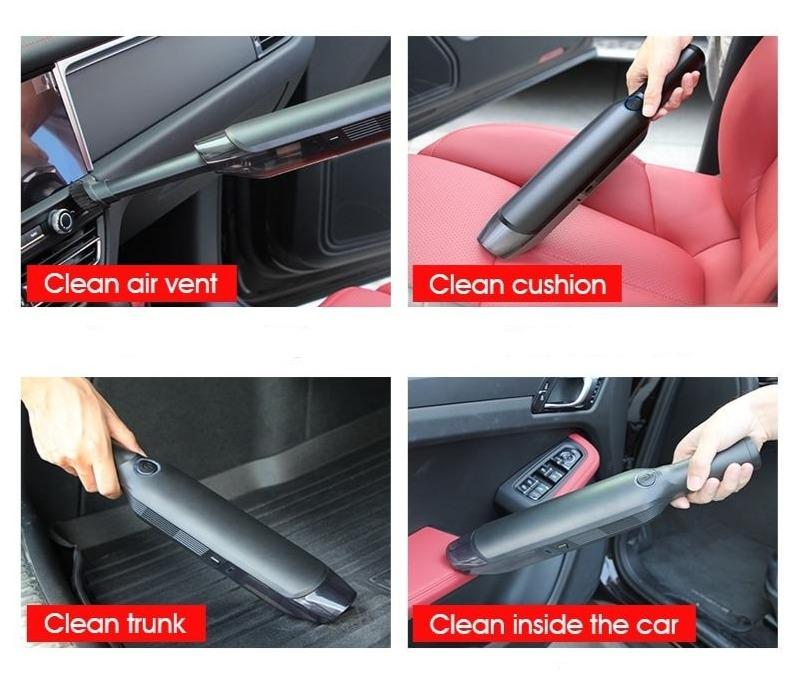 Licheers Mini Wireless Car Vacuum Cleaner