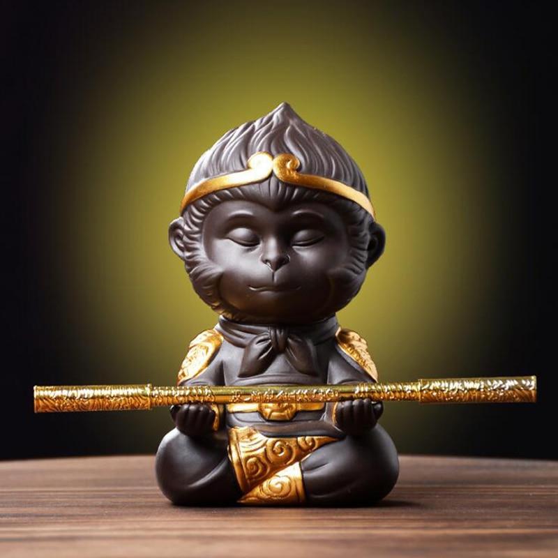 Kung Fu Monkey King Tea Pet (Tea Tray Decor)