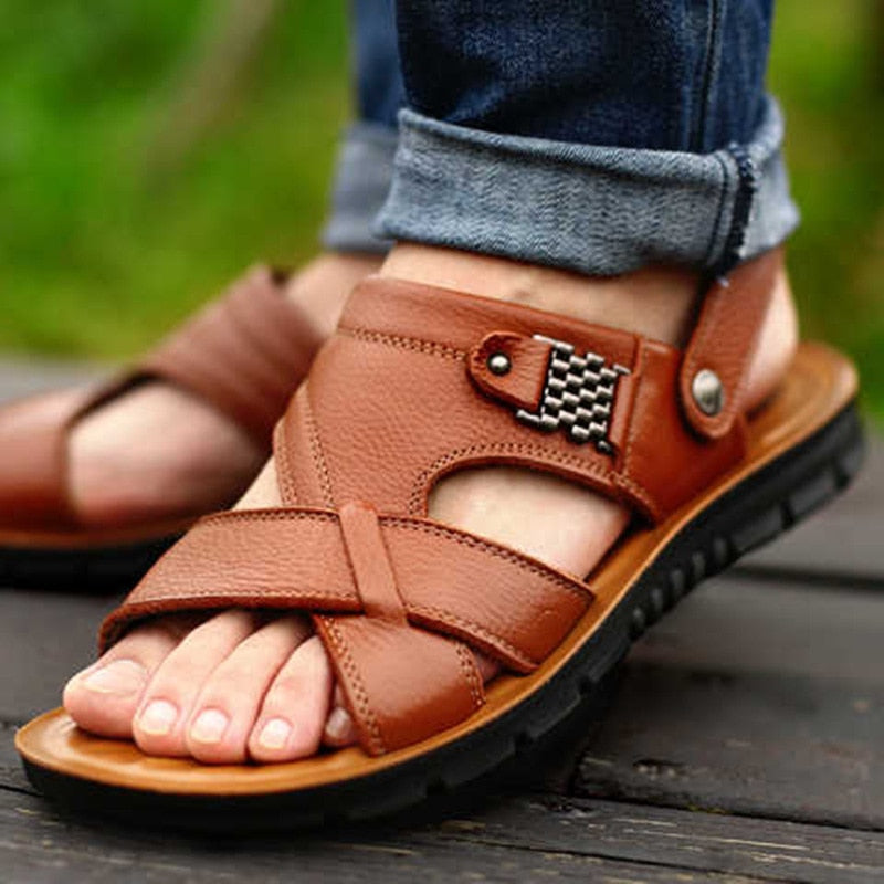 Roman Inspired Leather Sandal