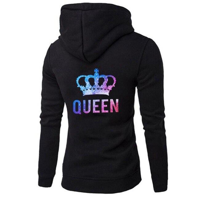 King & Queen Couple Hoodies