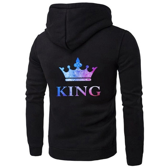 King & Queen Couple Hoodies