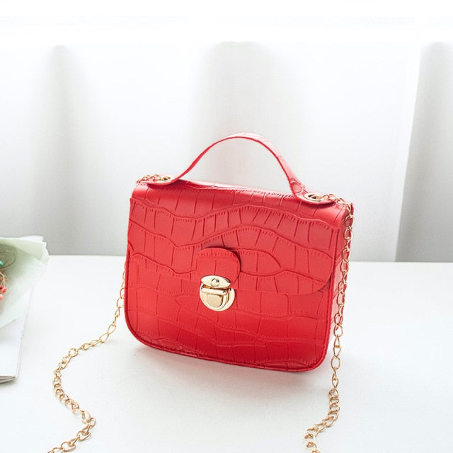 Mila Crocodile Pattern Crossbody Bag