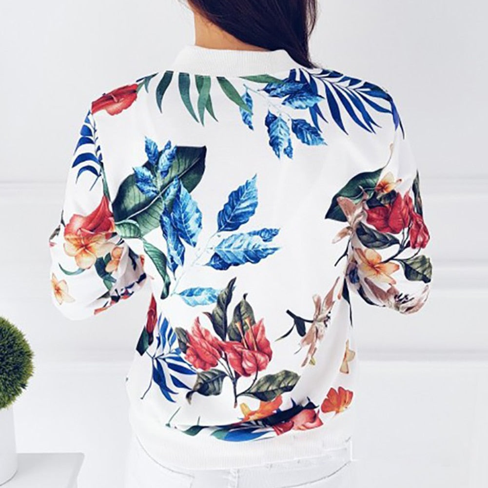 Spring Floral Lightweight Jacket