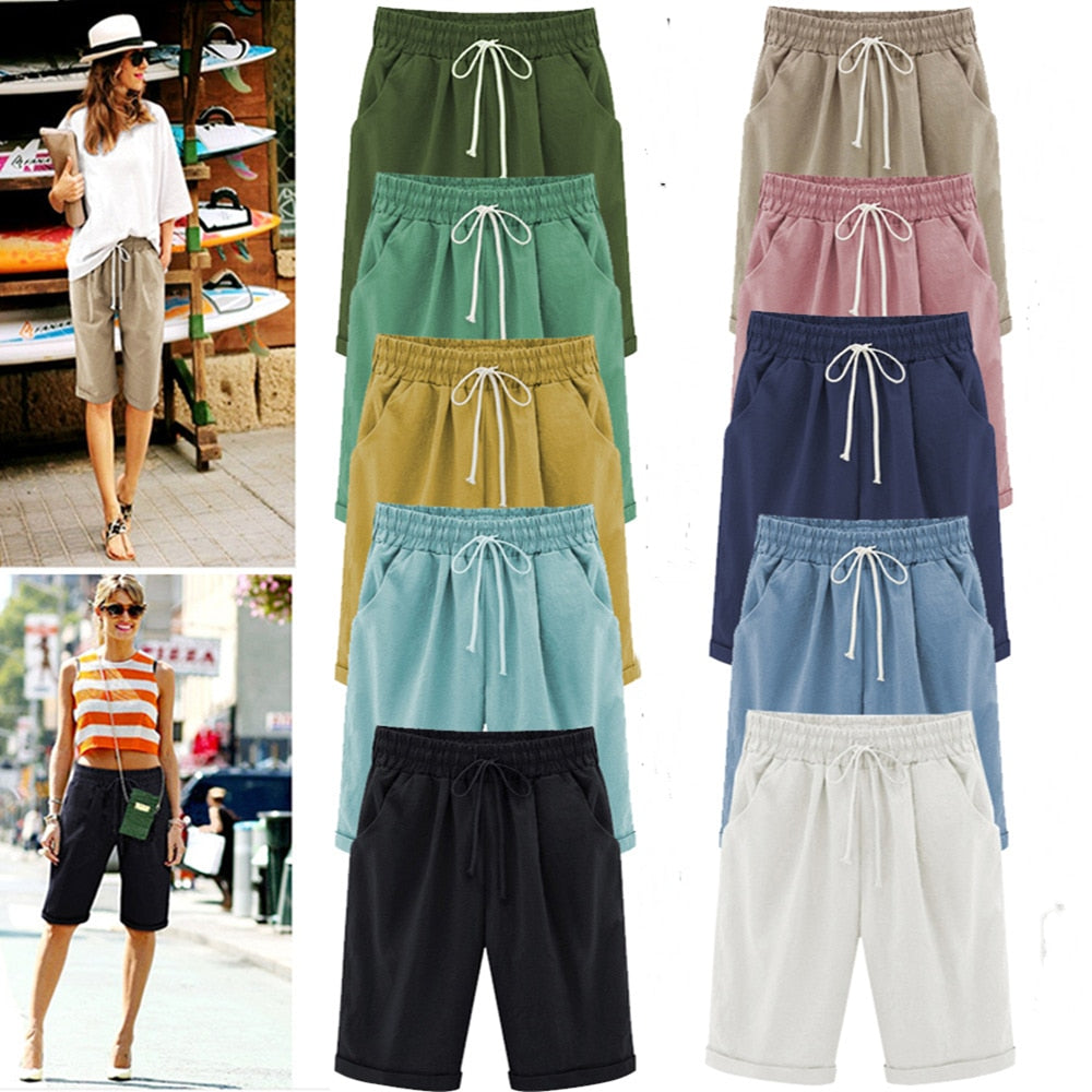 Liana Summer Drawstring Shorts