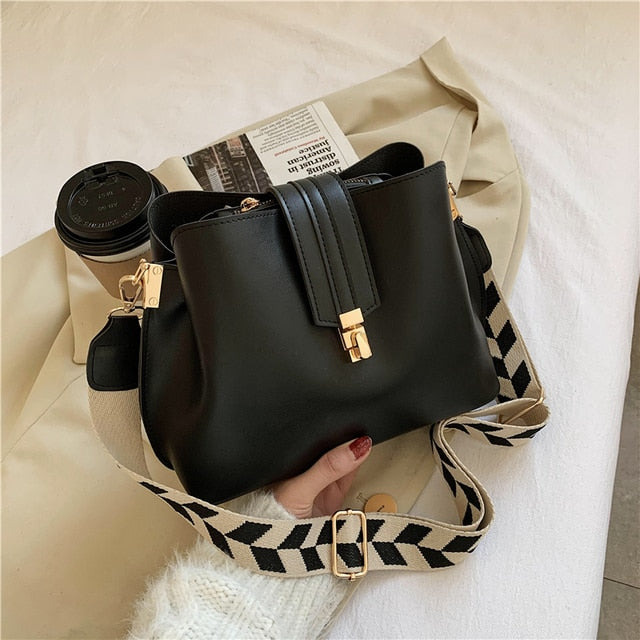 Beatrice Leather Bucket Bag