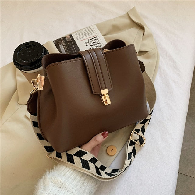 Beatrice Leather Bucket Bag