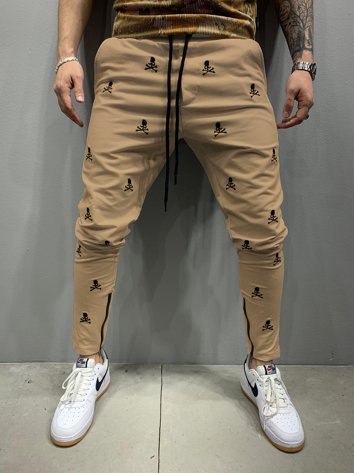 Skull Detail Pants