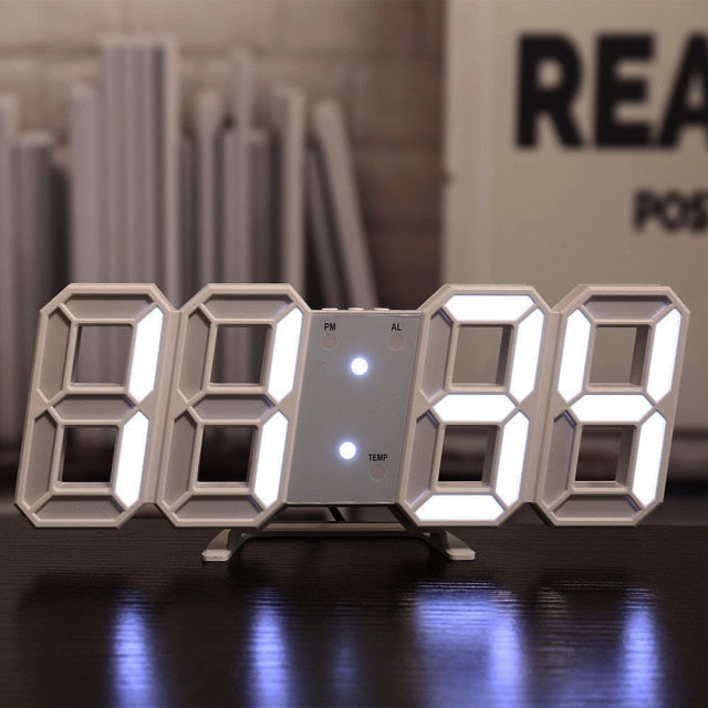 Modern 3D LED Digital Clock