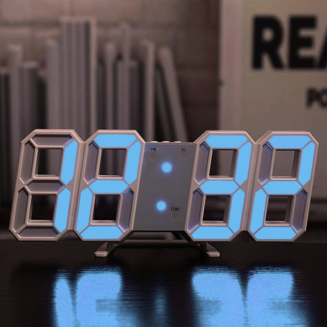 Modern 3D LED Digital Clock