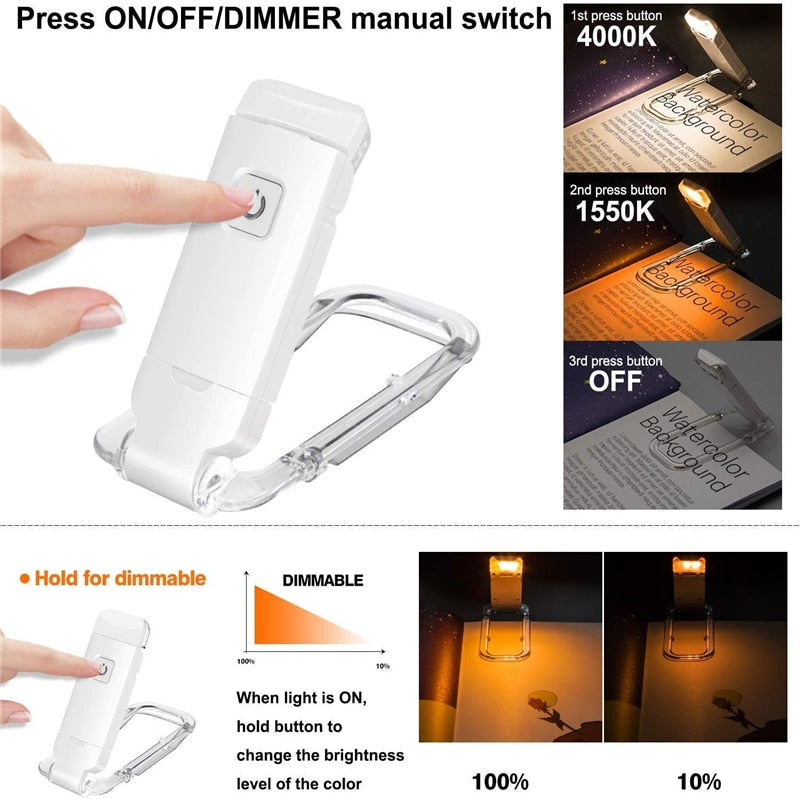 Rechargeable Book Reading LED Light