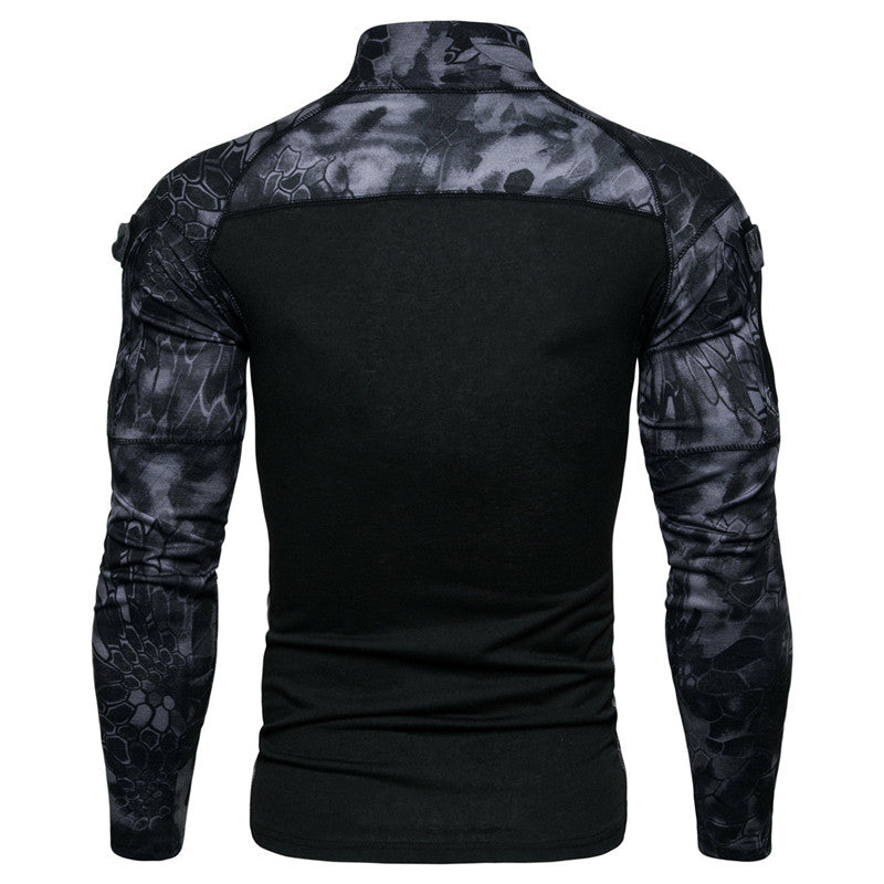 Military Inspired Long Sleeve Shirt