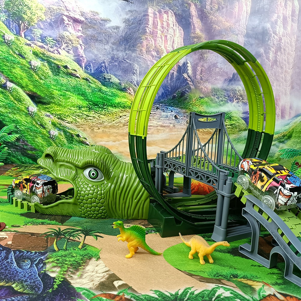 Dinosaur Railway Car Track