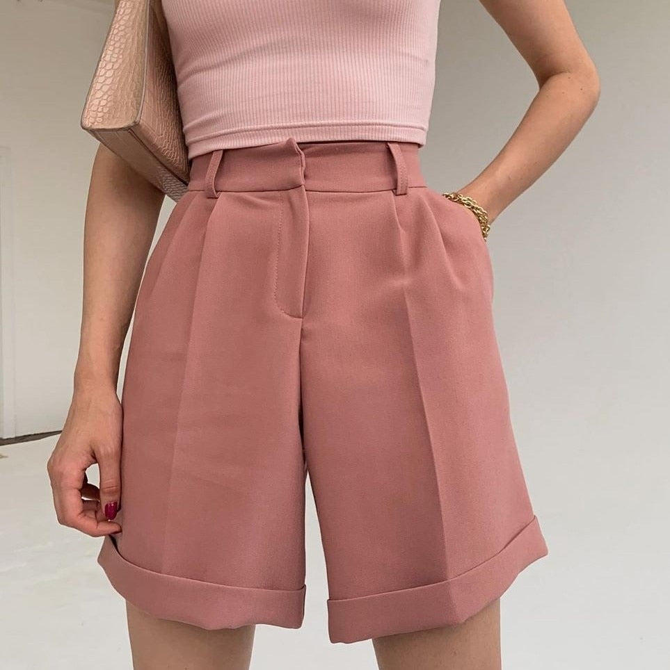 Elegant Summer High Waist Shorts