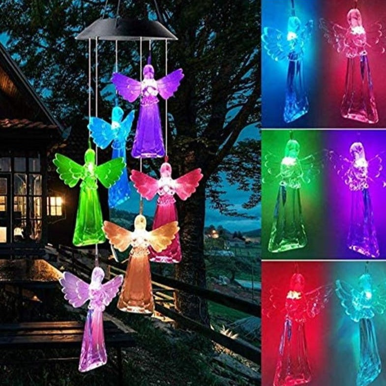 Solar Angel Wind Chime Light