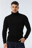 Mathis Textured Stripe Turtleneck