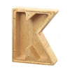 Wooden Letter Piggy Bank