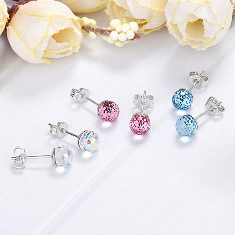 Dazzling Rhinestone Stud Earrings