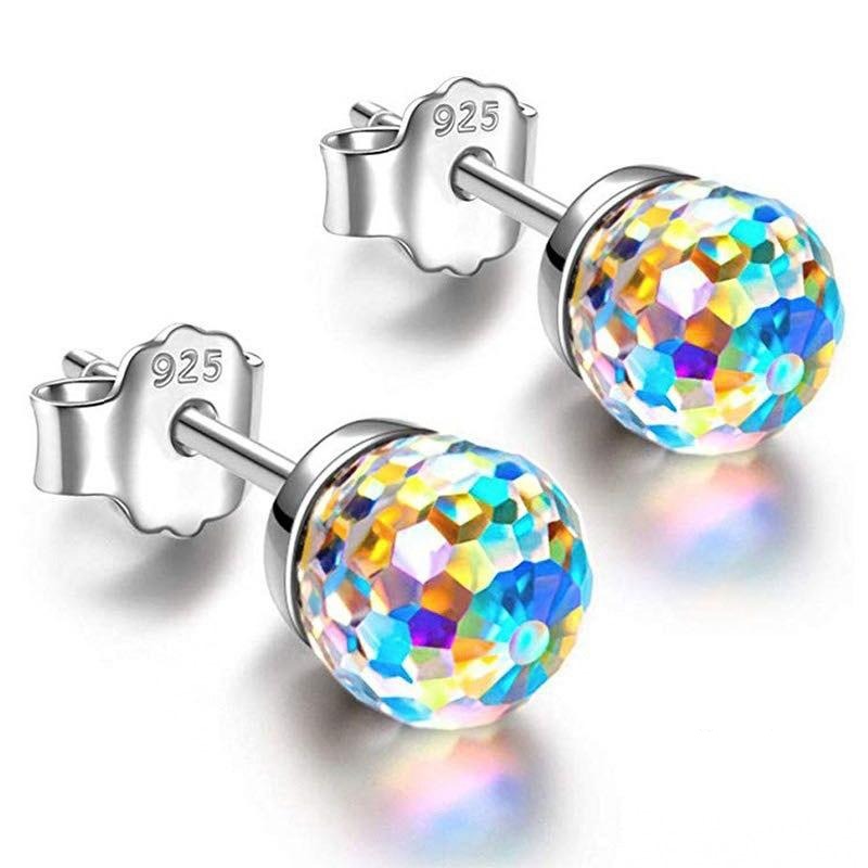 Dazzling Rhinestone Stud Earrings