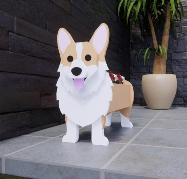 Adorable Dog-Shaped Planter