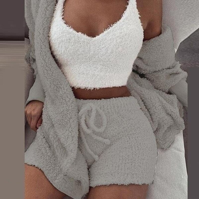 Monique 3-Piece Cozy Pajama Set